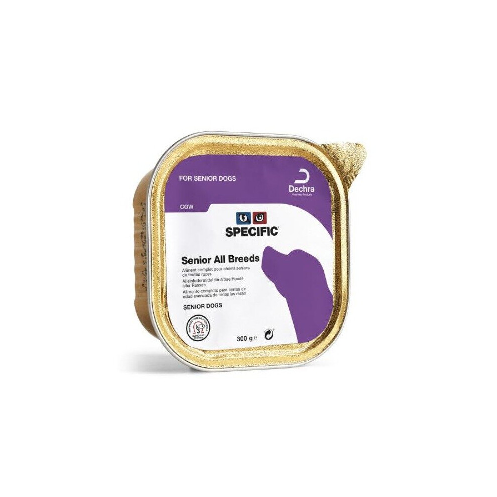Dechra Specific Cgw Senior Dog All Breeds Wet Foil Trays 6 X 300G
