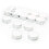 (50) White Tea Light Candle Extra Large 2