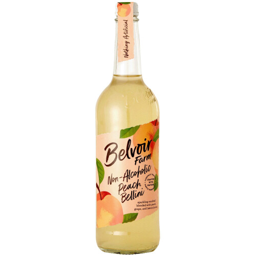 Belvoir Non-Alcoholic Peach Bellini - 1x750ml