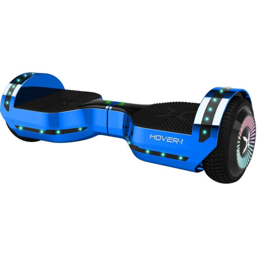 Refurbished Hover-1 Chrome Metallic Blue Bluetooth Speaker Hoverboard 1