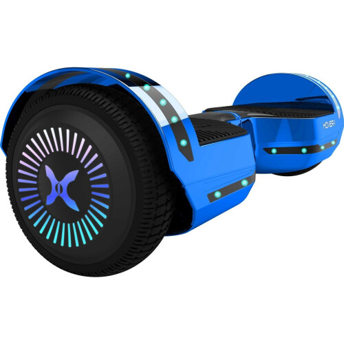 Refurbished Hover-1 Chrome Metallic Blue Bluetooth Speaker Hoverboard