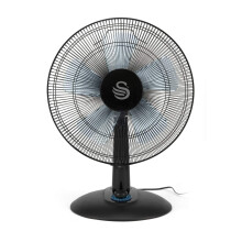 Swan Silence Turbo Desk Fan 12" Oscillating 60W 2 Speeds