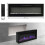 Living And Home 80 Inch LED Electric Fireplace Wall Insert 12 Flame Colours 5
