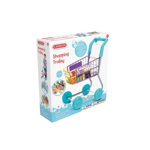 Casdon Casdon Multicolour Einkaufswagen mit Spiellebensmitteln 1