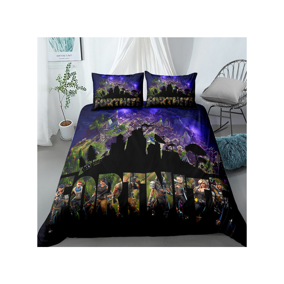 (Style 20, Double) Fortnite Bedding Single Double Duvet Cover GIFT