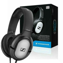 Sennheiser HD 206 Stereo WIRED Headphones Earphones Over Ear Black Silver NEW