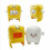 3PCS σετ κούκλες Lankybox BOXY + FOXY + ROCKY βελούδινο παιχνίδι φιγούρα κούκλα δώρο 5
