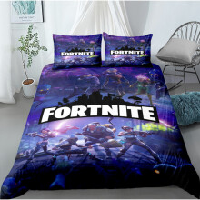 (Style 03, Single) Fortnite Bedding Single Double Duvet Cover GIFT