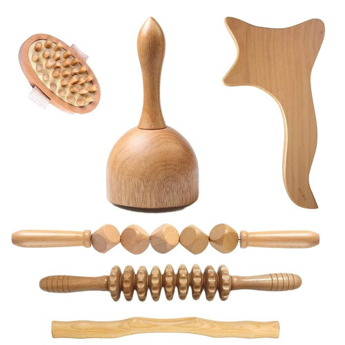 Wood Therapy Massage Tools Maderoterapia Colombiana Lymphatic Drainage Massager Roller Therapy 2164