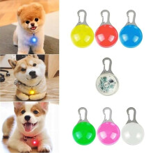(5Pcs Multicoloured) Pet Dog Cat Collar LED Night Safety Clip Tag Flashing Luminous Light Waterproof