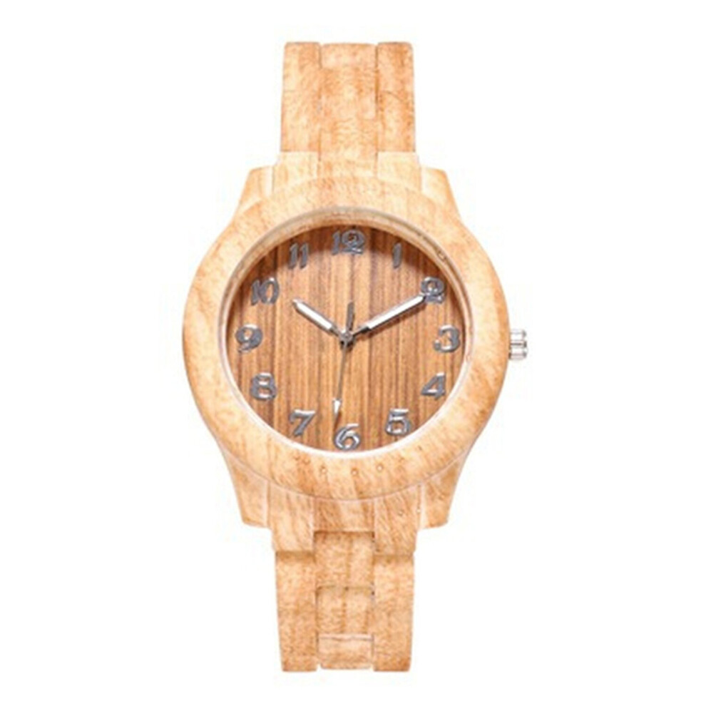 (Dark Bamboo) Bamboo Style Watch