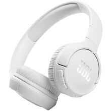 JBL Tune 510BT Wireless On-Ear Headphones - White (JBLT510BTWHT) | 40h Battery, USB-C, Bluetooth 5.0, Pure Bass
