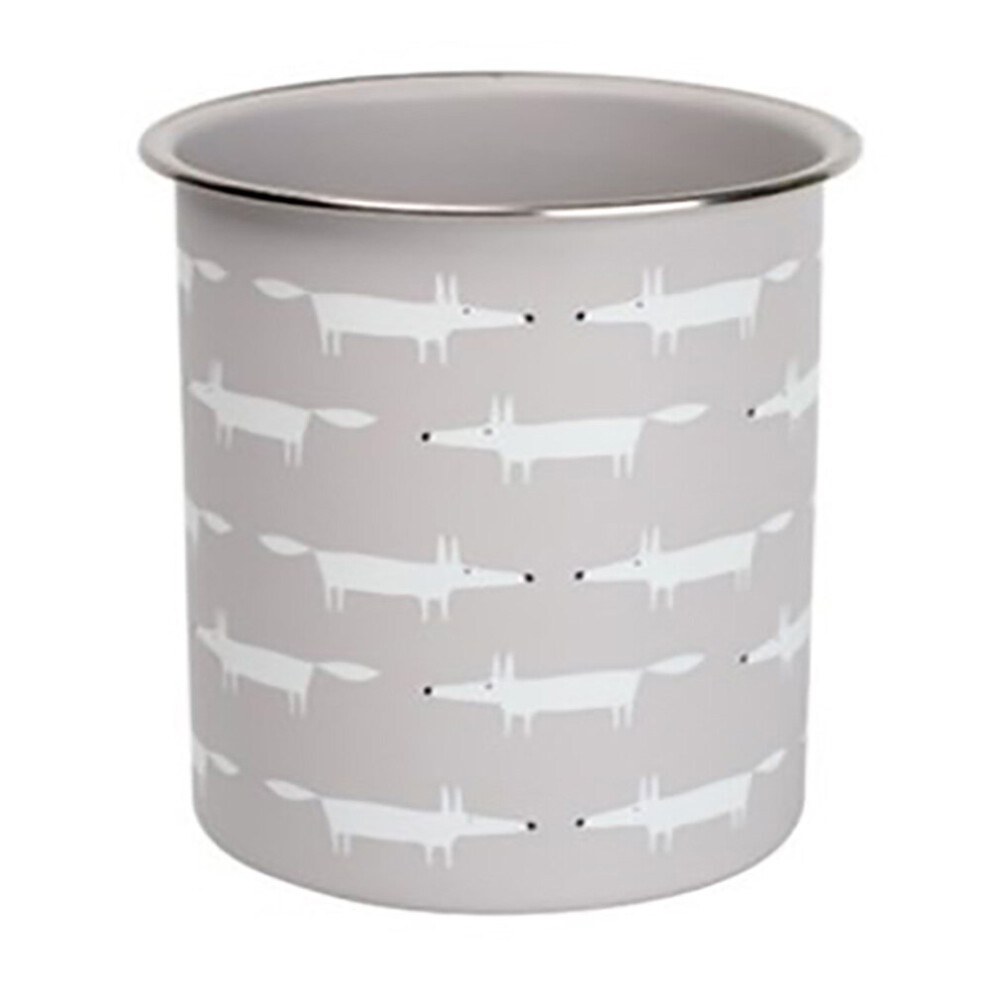 Scion Mr Fox Light Grey Utensil Jar