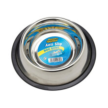 151 Anti Skid Dog Bowl Steel 340ml MC0121