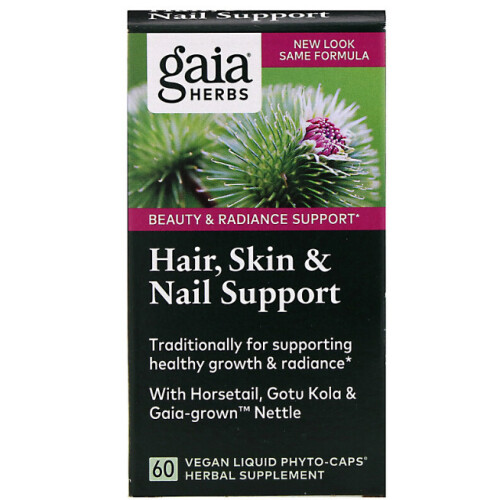 Gaia Herbs, Γυναίκες, Καλάμι, Δέρμα & Νύχια, 60 Λικού Φυτο-Κάψουλες 2
