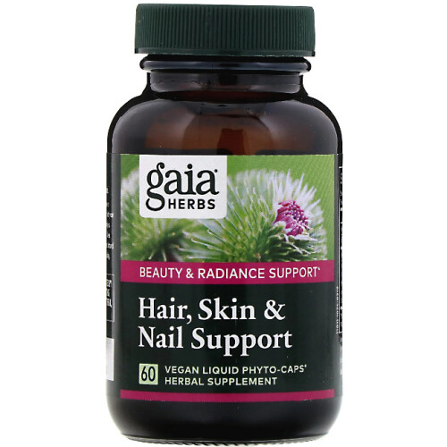 Gaia Herbs, Γυναίκες, Καλάμι, Δέρμα & Νύχια, 60 Λικού Φυτο-Κάψουλες