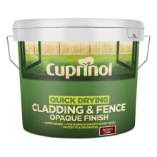 (Autumn Cedar) Cuprinol Quick Drying Cladding & Fence Opaque 10L