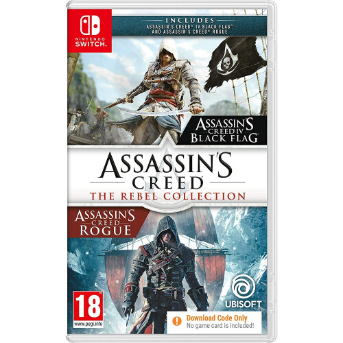 Assassins Creed Rebel Collection Nintendo Switch Game [Code In Box]