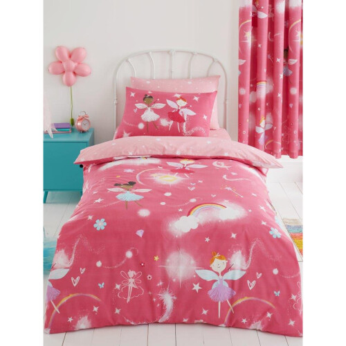 Fairy Buddies Single Duvet Cover and Pillowcase Set
