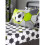 Football Stamp Single Fitted Sheet and Pillowcase Set 1