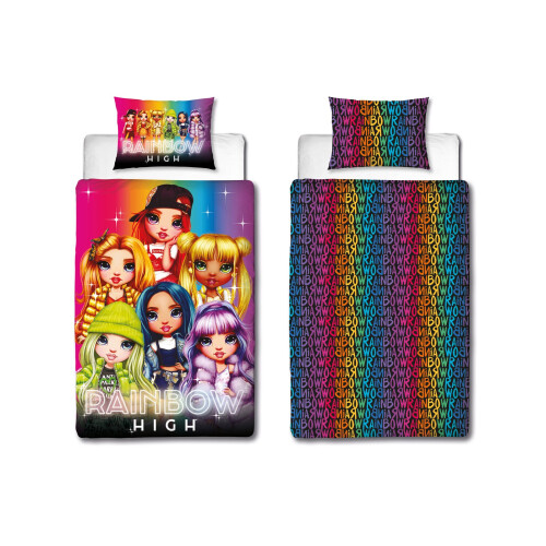 Rainbow High Glow Single Duvet Cover Set 2