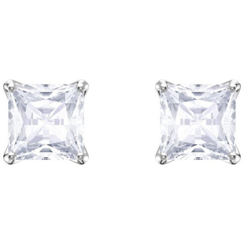 Swarovski Swarovski Attract Square Crystal Silver Earrings