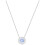 Swarovski Swarovski Sparkling Dance Collection Silver & Blue Necklace 1