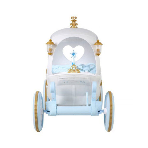 Disney Princess 24V Cinderella Carriage RideOn, White/Blue on OnBuy