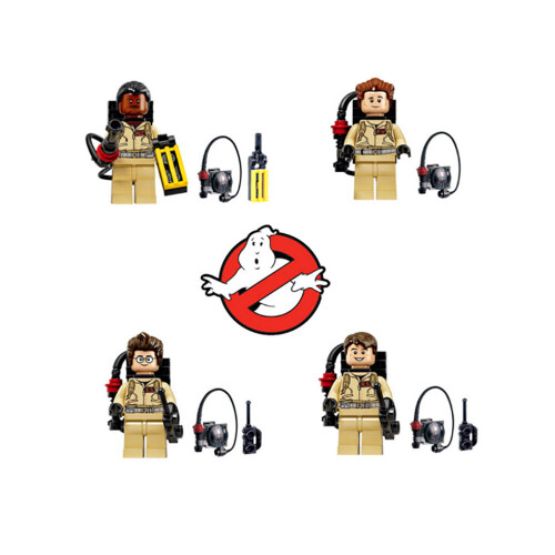 4 st Ghostbusters-minifigurer byggklossar leksaker 1