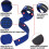 (Blue) RDX Weight Lifting Straps Bodybuilding Gym 3