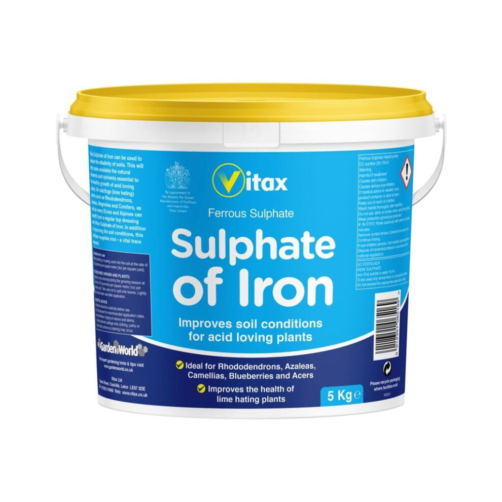 Vitax Sulphate Of Iron 5kg - 6SI5