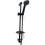 Black Shower Slider Rail with Multifunction Shower Head Hose & Pipe Bracket 2