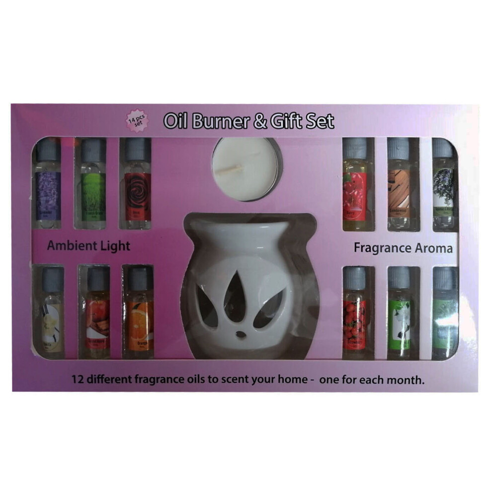 Essential Oil Burner Aromatherapy Gift Set