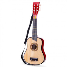 Guitar De Luxe Junior 64 Cm Wood Natural 4-Piece