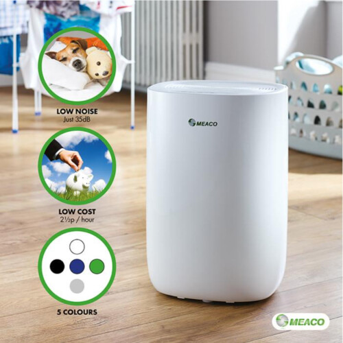Meaco Meaco Dry ABC Range 12L Compressor Dehumidifier Silver 1
