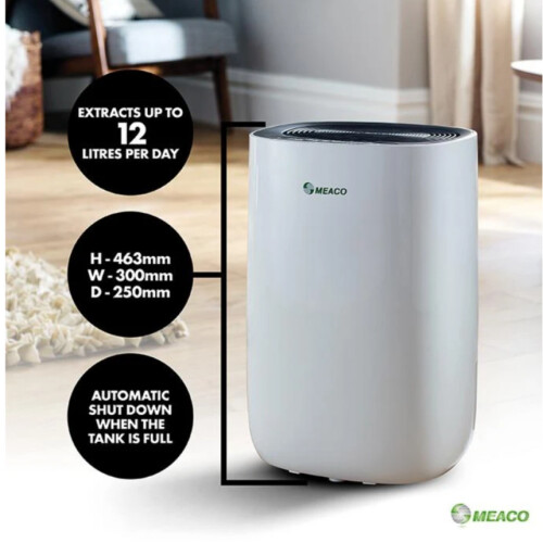 Meaco Meaco Dry ABC Range 12L Compressor Dehumidifier Silver 2