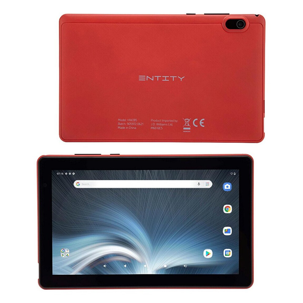 Entity Verso Mini 7" Tablet Android 1GB RAM 16GB Storage Red