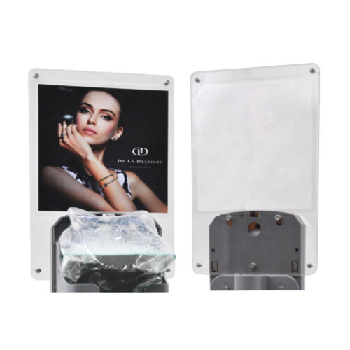 Merchandising Plate for Termin8 wall sanitizer dispensing unit