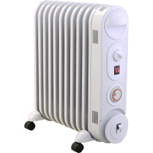 (White, 2kW) Mylek Oil Filled Radiator Electric Heater