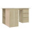 VidaXL vidaXL Corner Desk Sonoma Oak Engineered Wood Study Table Laptop Workstation 5