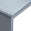 AINPECCA (3pcs Grey) 3PCS Nested Coffee Table Set High gloss Sofa Side 3