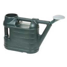 6.5L Ward Green Watering Can With Rose Sprinkler Plastic Garden 1.4Gal