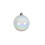12 White Iridescent Christmas Baubles Shatterproof Tree Decor 6cm Iris 2
