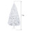 7 Feet White Christmas Tree - Premium Artificial Spruce Hinged Snowy Solid White Christmas Tree 950 Branches 7