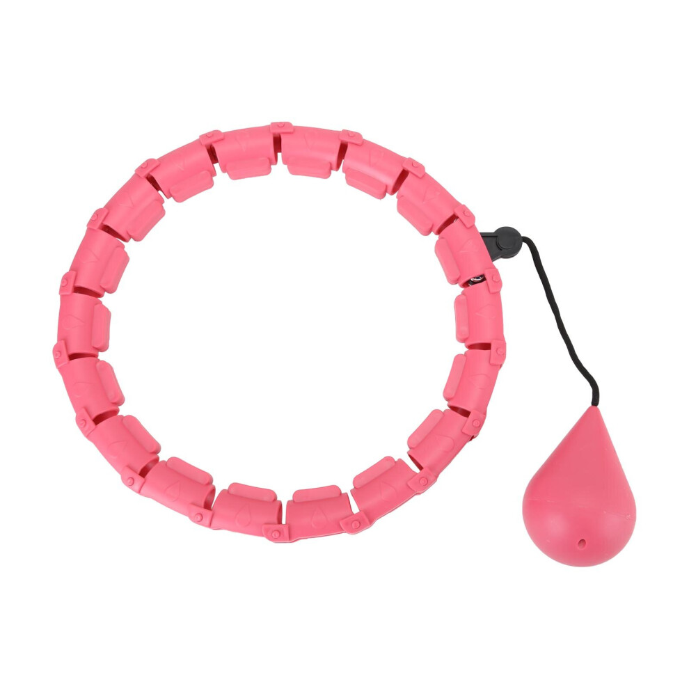 (36 Knots Smart Hula Hoop_Pink) 30/36 Knots Weighted Hula Hoop Adult Smart Hola Thin Waist Fitness Weight Loss