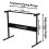 FULL SIZE KEYBOARD STAND PORTABLE RECTANGULAR 2