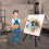 STUDIO METAL EASEL ARTIST ART CRAFT DISPLAY EASELS PINE 2