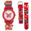 (Red) 3D Butterfly Quartz Children's Watch 1