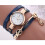 (Blue) Multilayer Bracelet Quartz Watch 1
