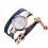 (Blue) Multilayer Bracelet Quartz Watch 2